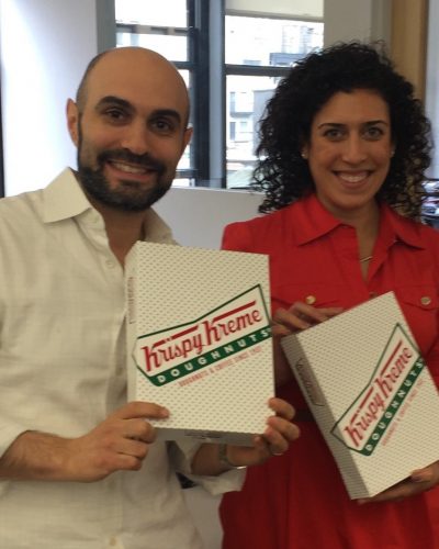 Josh Jamie and doughnuts cropped Josh Jamie and doughnuts cropped